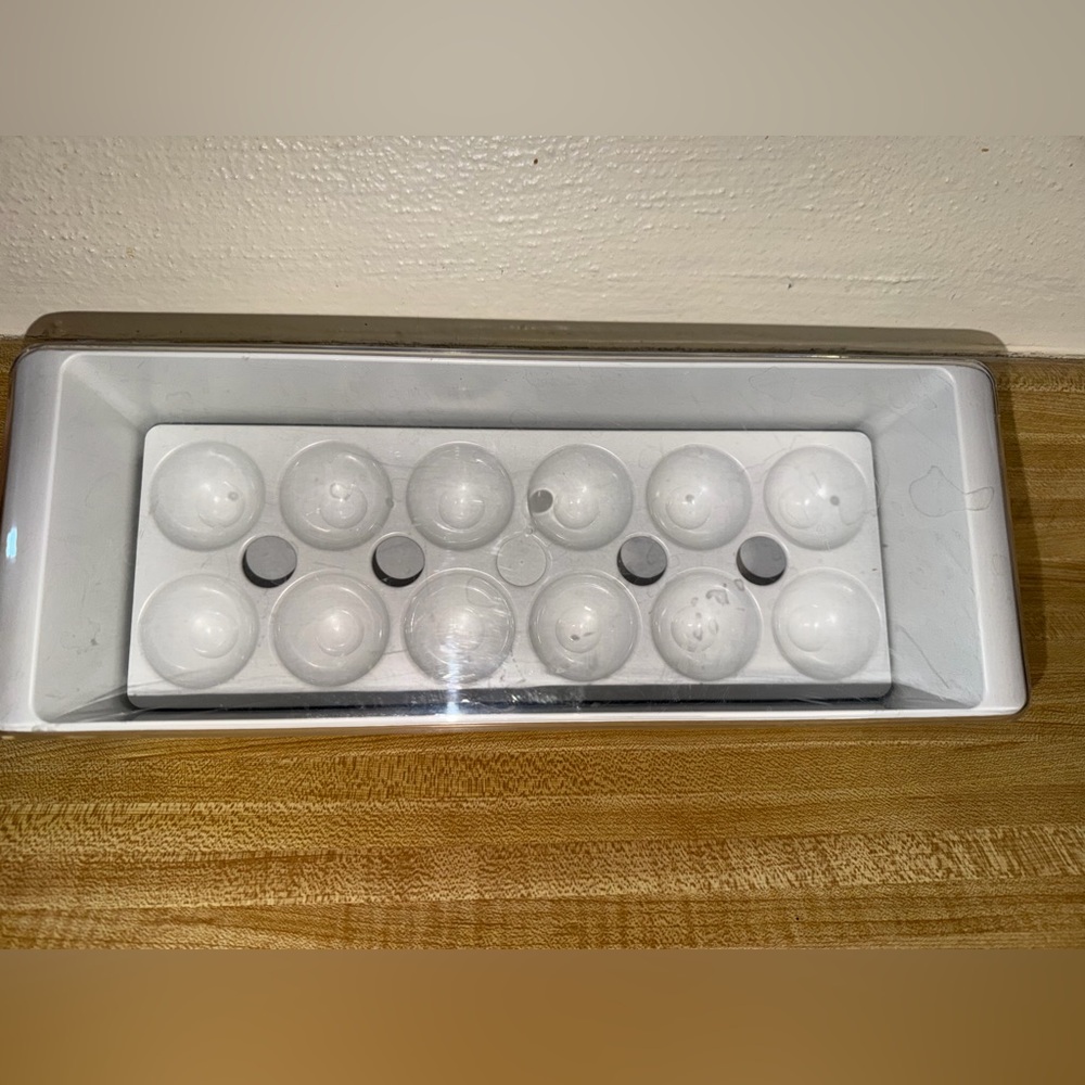 White Plastic Egg Tray refrigerator egg tray organizer kitchen egg storage